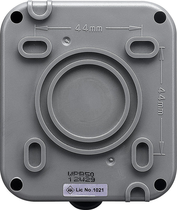 BG WPB50 Weatherproof IP55 13A Switched Fused Spur Unit - westbasedirect.com