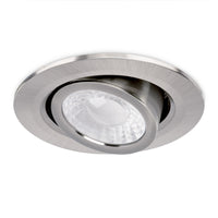 JCC JC1102/BN X50 Fire rated downlight Tilt 3W/5W IP65 3000/4000/5700K 400/650 lms Brushed nickel