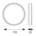 Ansell AGAMLED/CCT/MWS Gamma LED CCT Multi Wattage Microwave Sensor Bulkhead - westbasedirect.com