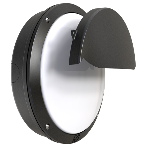 Ansell ALUP/2/BK/SM3 Luppa CCT XPRESS IP66 13W/23W LED Bulkhead Self-Test Emergency Black 3000/4000K