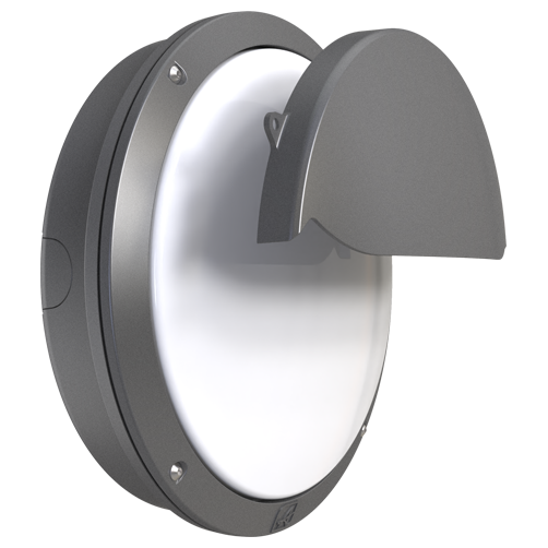 Ansell ALUP/2/GR/MWS Luppa CCT XPRESS IP66 13W/23W LED Bulkhead Microwave Sensor Corridor Function Grey 3000/4000K