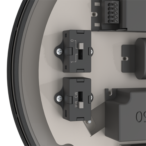 Ansell ALUP/2/GR/DD3 Luppa CCT XPRESS IP66 23W LED Bulkhead DALI Grey 3000/4000K