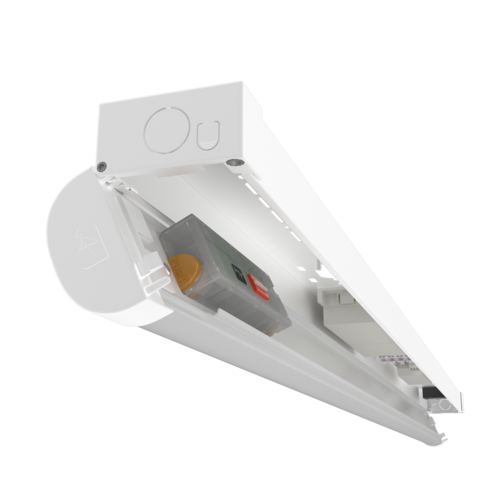 Ansell ANOU4/3/SM3 NouLine XPRESS 4ft 1200mm IP40 CCT LED Batten Self-Test Emergency 18W/32W 3000K/4000K/6500K