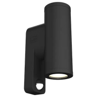 Ansell AREFS/BD/PIR/B/1 Reef S 10W LED IP65 Bi-Directional CCT Wall Light PIR Black 3000K/4000K