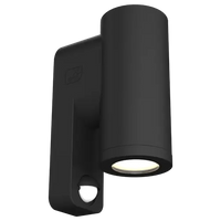 Ansell AREFS/D/PIR/B/1 Reef S 5W LED IP65 Directional CCT Wall Light PIR Black 3000K/4000K
