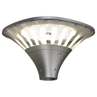 Ansell ASURP/1/SG Asuri Pro 20W/40W/72W Post Top CCT LED Lantern 3000K/4000K Silver Grey