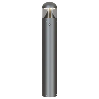 Ansell ATAURO/1/SG/PIR Tauro 6W-24W IP66 LED Bollard Silver Grey PIR 3000K/4000K