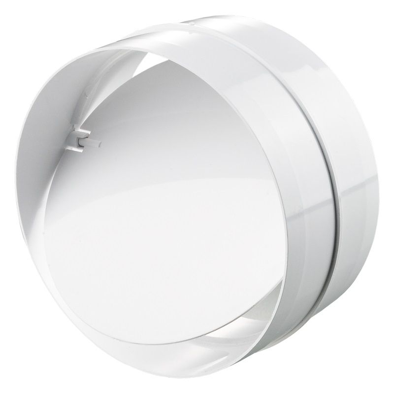 Blauberg Plastic Circular In-line Back Draught Shutter - 100mm ...
