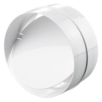 Blauberg Plastic Circular In-line Back Draught Shutter - 150mm
