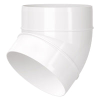 Blauberg Plastic Circular 45 Degree Bend - 150mm