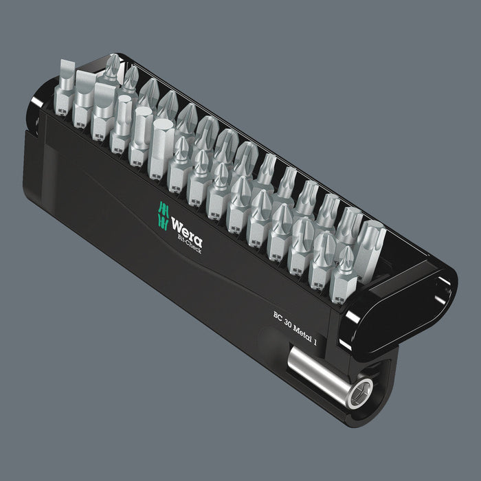 Wera 05057440001 Bit-Check 30 Metal 1 SB, Bits assortment - westbasedirect.com