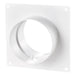 Blauberg DK-125-PVC-COT Ventilation PVC Flexible Duct Cowled Wall Kit 5" 125mm Cotswold Stone - westbasedirect.com