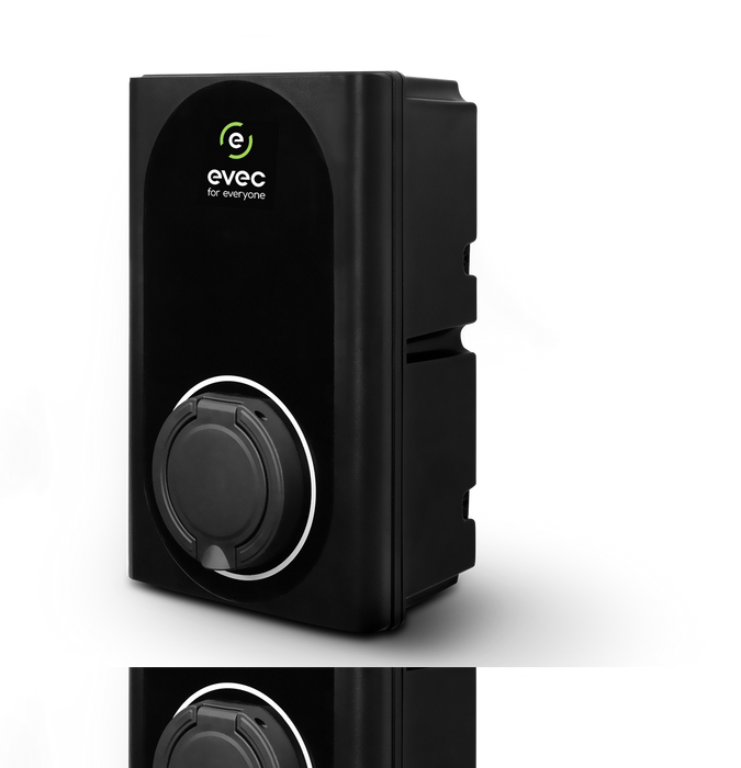 EVEC VEC02 Wall Mounted Smart EV Charger 22kW Three Phase Untethered Universal Socket Type 1 & Type 2