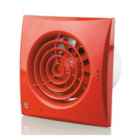 Blauberg CALM-RED-100-H Calm Low Noise Energy Efficient Bathroom Extractor Fan with Humidity Sensor Red - 4