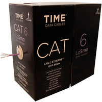 Time CAT6 LSZH Purple LAN/ETHERNET UTP Copper Data Cable - 305M
