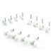 BG CCR7/50 White Round 7mm Cable Clips - 50 Pack - westbasedirect.com