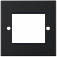 Selectric 5M-20 5M 2 Aperture Euro Media / Data Plate - Matt Black