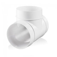 Blauberg Plastic Circular Tee Piece - 100mm