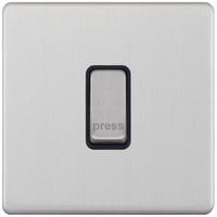 Selectric 5MPLUS-206 5M-PLUS Screwless  1 Gang 1 Way 10AX Push Switch 