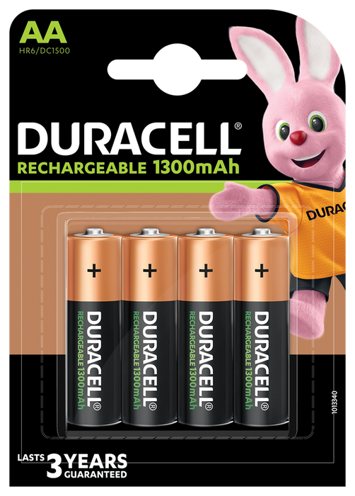 Duracell Rech. Plus AA 1300mAh | 4 Pack - westbasedirect.com