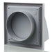 Blauberg BB-CHK-150-3-VKGR Cooker Hood Cowled Wall Shutter Vent Duct Kit Fan Extractor 6" 150mm Grey - westbasedirect.com