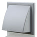 Blauberg BB-CHK-100-3-VKGR Cooker Hood Cowled Wall Shutter Vent Duct Kit Fan Extractor 4" 100mm Grey - westbasedirect.com