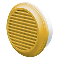 Blauberg DECOR 125-MB COTSWOLD STONE Round Plastic Vented Fixed Blade Air Ventilation Louvred Wall Soffit Cover Grille 5
