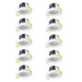Collingwood DLT389MWA10 H2 Lite Select 5W CCT Switchable LED Fire-Rated Downlight Dimmable 2700K/3000K/4000K (10 Pack) - westbasedirect.com