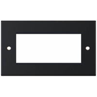 Selectric 5M-21 5M 4 Aperture Euro Media / Data Plate - Matt Black