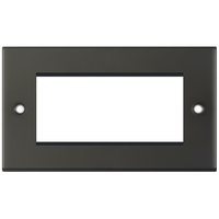Selectric 5M-27 5M 4 Aperture Euro Media / Data Plate - Dark Bronze