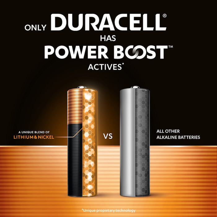 Duracell Plus Power AA LR6 MN1500 Alkaline Batteries with Power Boost Actives | 8 Pack
