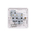 Schneider Electric GGBL3081 Lisse White Moulded 5A 1G Round Pin Switched Socket - westbasedirect.com