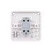 Schneider Electric GGBL1012RBS Lisse White Moulded 10A 1G 2-Way Retractive Switch Printed 'Bell Symbol' - westbasedirect.com