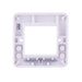 Schneider Electric GGBL8060 Lisse White Moulded 1G 2 Module Euro Plate - westbasedirect.com