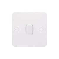 Schneider Electric GGBL1014S Lisse White Moulded 10AX 1G Intermediate Switch (Display Packaged)