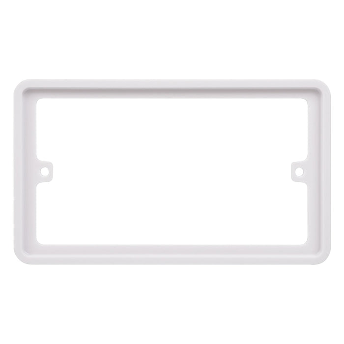 Schneider Electric GGBLSPC2S Lisse White Moulded 2G Spacer Frame (Display Packaged) - westbasedirect.com