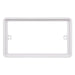 Schneider Electric GGBLSPC2S Lisse White Moulded 2G Spacer Frame (Display Packaged) - westbasedirect.com