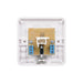 Schneider Electric GGBL7062S Lisse White Moulded BT Secondary Telephone Socket (Display Packaged) - westbasedirect.com
