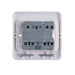 Schneider Electric GGBL1022W Lisse White Moulded 10AX 2G 2-Way Wide Rocker Switch - westbasedirect.com