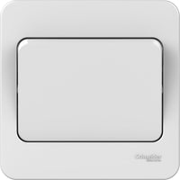 Schneider Electric GGBL1012W Lisse White Moulded 10AX 1G 2-Way Wide Rocker Switch