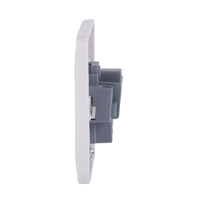 Schneider Electric GGBL3050 Lisse White Moulded 13A SP 1G Unswitched Socket - westbasedirect.com