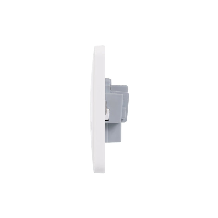 Schneider Electric GGBL3050S Lisse White Moulded 13A SP 1G Unswitched Socket (Display Packaged) - westbasedirect.com