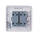 Schneider Electric GGBL1022 Lisse White Moulded 10AX 2G 2-Way Plate Switch - westbasedirect.com