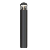 Ansell ATAURO/1/BK/SM3 Tauro 6W-24W IP66 LED Bollard Black Self-Test Emergency 3000K/4000K