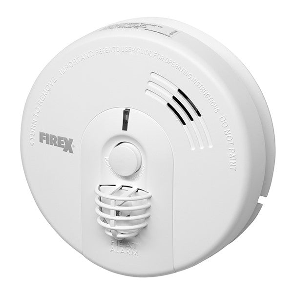 Kidde KF30 Firex Mains Powered Heat Alarm with Alkaline Battery Back-Up - westbasedirect.com