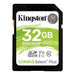 Kingston 32GB SDHC Canvas Select Plus 100R C10 UHS-I U1 V10 - westbasedirect.com