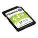 Kingston 64GB SDXC Canvas Select Plus 100R C10 UHS-I U1 V10 - westbasedirect.com