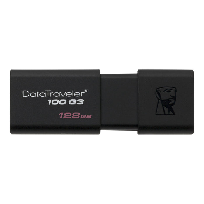 Kingston 128GB USB 3.0 DataTraveler 100 G3 (130MB/s read) - westbasedirect.com