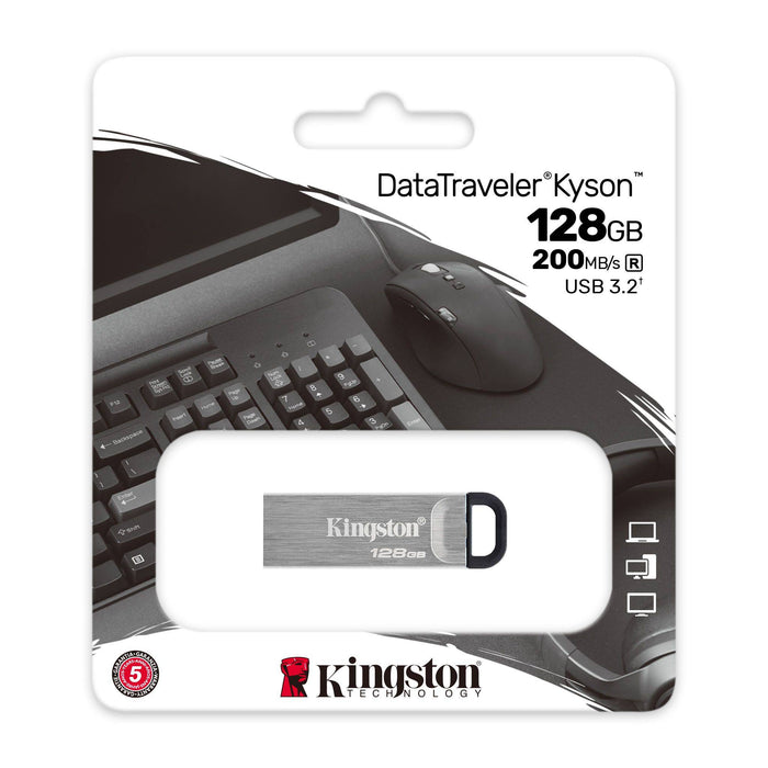 Kingston 128GB USB3.2 Gen 1 DataTraveler Kyson - westbasedirect.com