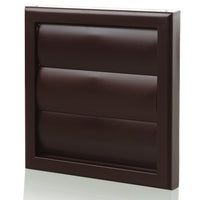 Blauberg DECOR 155X155/100G BROWN Plastic Vented Back Draught Air Gravity Shutter Ventilation Grille 4